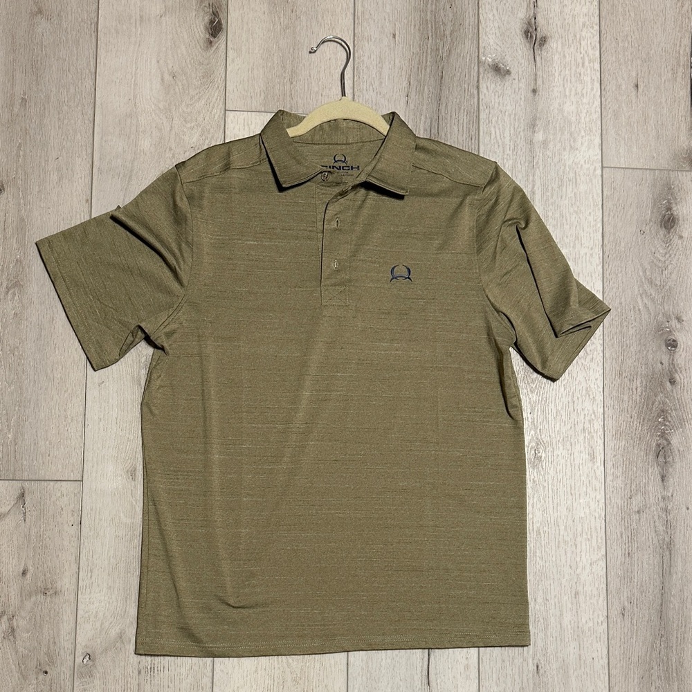 Cinch Men's Olive Polo Shirt